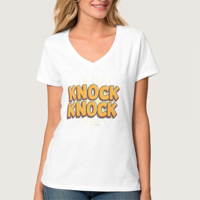 Klopf klopf T-Shirt (Vorderseite)