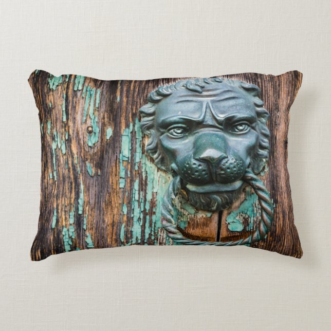 Klopfen an der Himmelstür Dekokissen (Vorderseite)