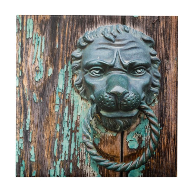 Klopfen an der Himmelstür Fliese (Vorderseite)