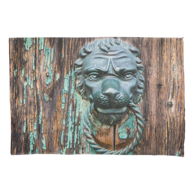 Klopfen an der Himmelstür Kissenbezug (Vorderseite)