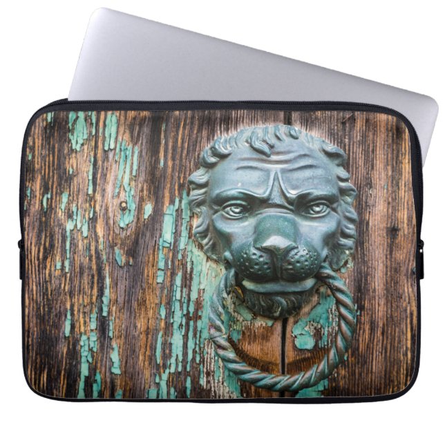 Klopfen an der Himmelstür Laptopschutzhülle (Vorderseite)