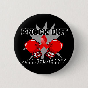 Klopfen Sie heraus AIDSHIV Button
