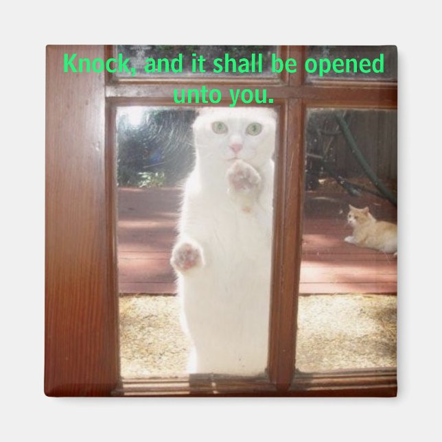 Klopfen Sie. Magnet (Vorne)