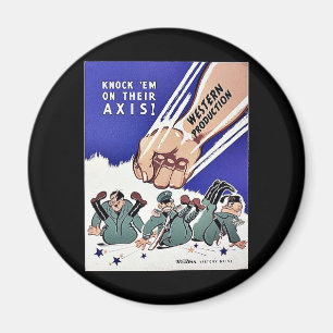 Klopfen Sie sie auf ihrer Achse, Magnet