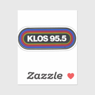 Klos aus Radiosender Vintager Klassiker Aufkleber