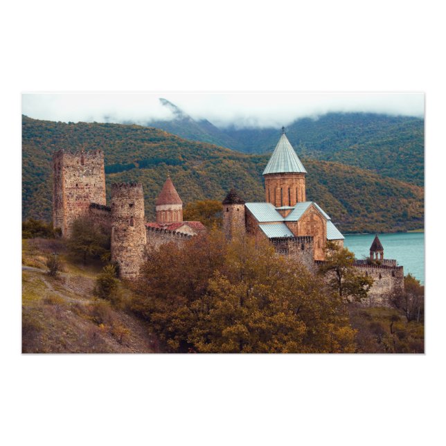 Kloster Ananuri Georgien Fotodruck (Vorne)