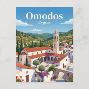 Kloster des Heiligen Kreuzes, Omodos, Troodos, Zyp Postkarte