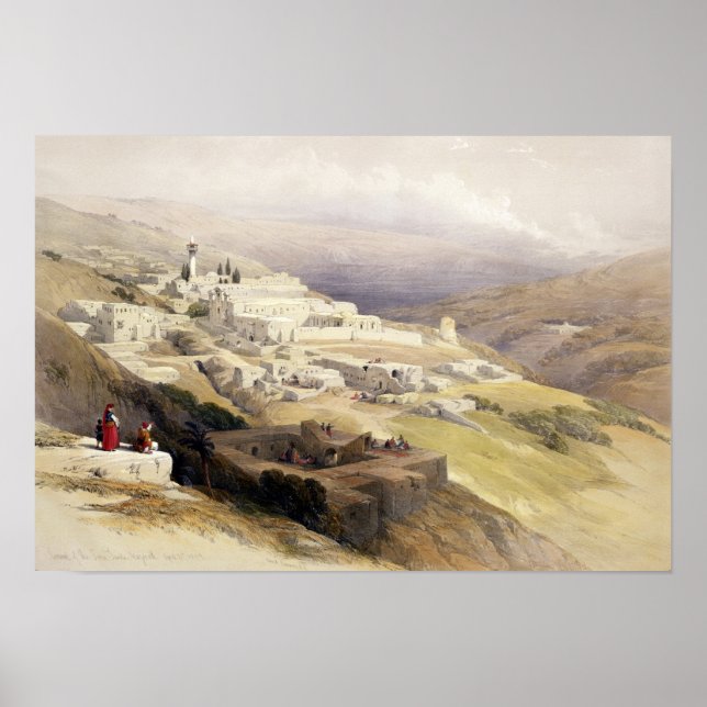 Kloster des Terra Santa, Nazareth Poster (Vorne)