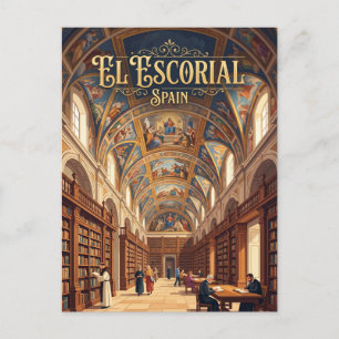 Kloster El Escorial Spanien Postkarte