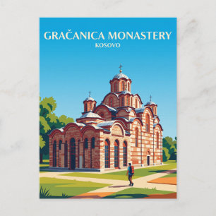 Kloster Gračanica Kosovo Postkarte