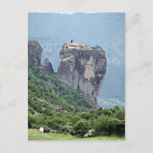 Kloster in Meteora, Griechenland, Europa Postkarte