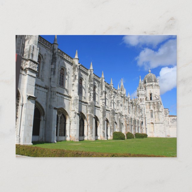 Kloster Jeronimos in Belem, Lissabon, Portugal Postkarte (Vorderseite)