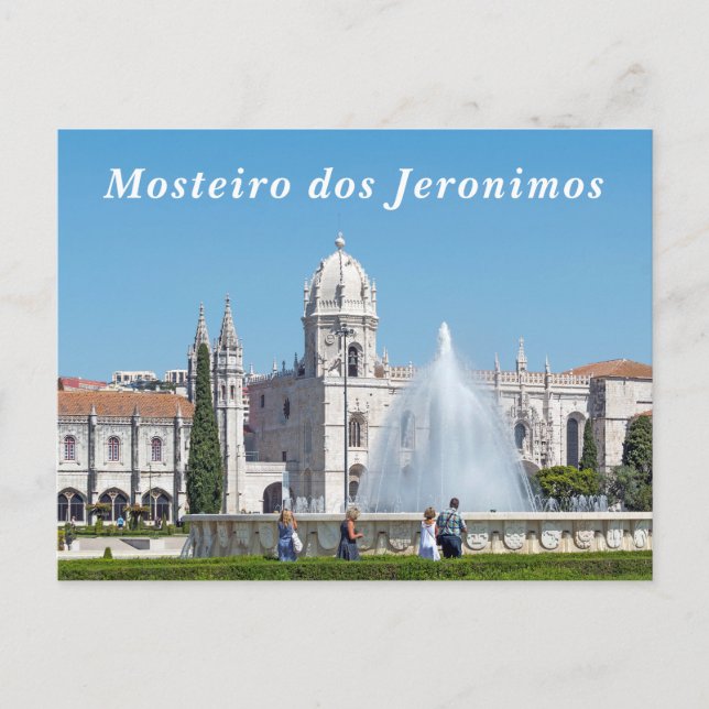 Kloster Jeronimos. Postkarte (Vorderseite)
