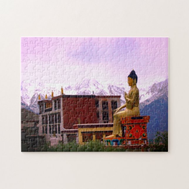 Kloster Likir & Sitting Buddha Maitreya /Ladakh Puzzle (Horizontal)