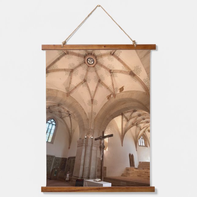 Kloster Lorch Crusifix Wandteppich Mit Holzrahmen (Vorderseite)