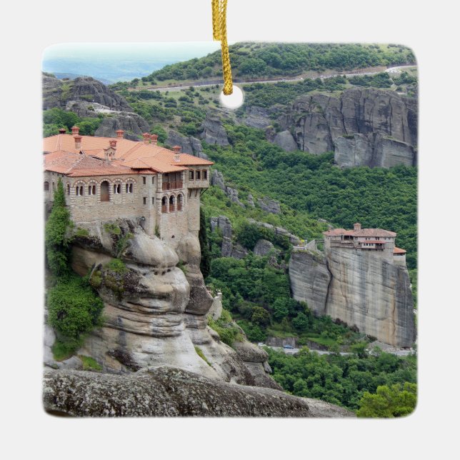 Kloster Meteora 2 Keramikornament (Vorderseite)