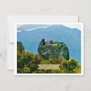 Kloster, Meteora, Griechenland Postkarte