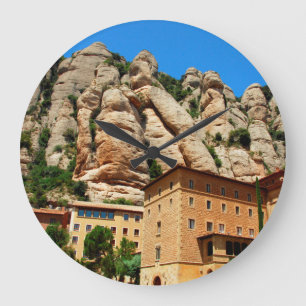 Kloster Montserrat, Katalonien, Spanien Große Wanduhr