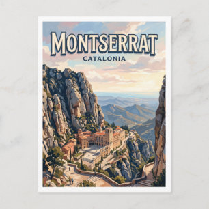Kloster Montserrat Spanien Postkarte