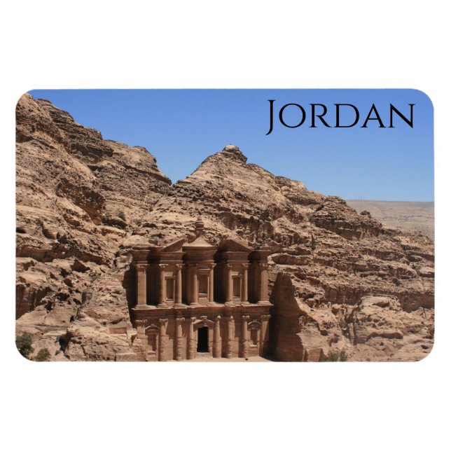 Kloster Petra Jordan Magnet (Horizontal)