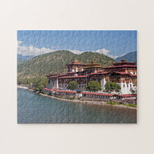 Kloster Punakha Dzong - Bhutan, Asien Puzzle