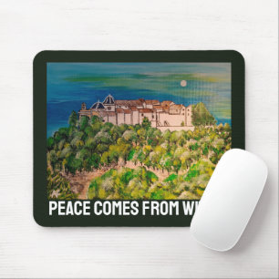 Kloster San Miguel Gemälde von Alfred Fox Mousepad