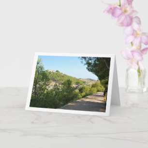 Kloster San Miguel oberhalb von Lliria Stadt, Vale Karte