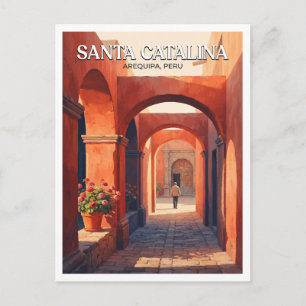 Kloster Santa Catalina Arequipa Peru Postkarte