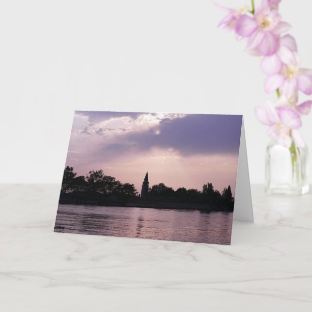 Kloster Santa Caterina Glockenturm, Mazzorbo Isl. Karte (Orchidee)