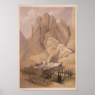 Kloster St. Catherine mit Horeb. 11.02. Poster