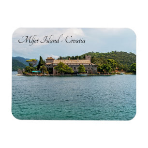 Kloster St. Mary auf der Insel Mljet - Kroatien Magnet