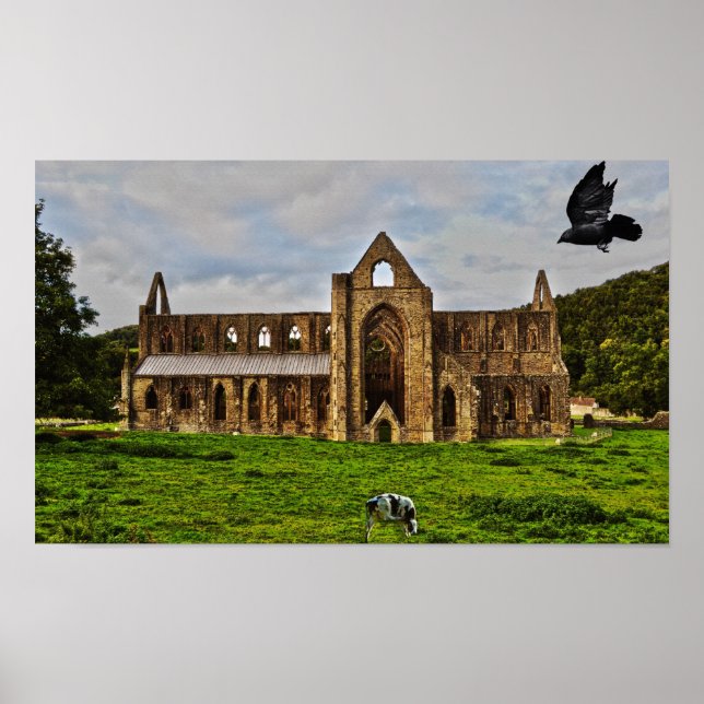 Kloster Tintern Abbey Zisterzienserkloster Pastora Poster (Vorne)