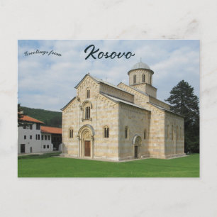 Kloster Visoki Decani bei Peja Kosovo Postkarte