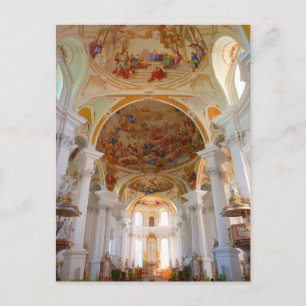 Klosterabtei neresheim postkarte