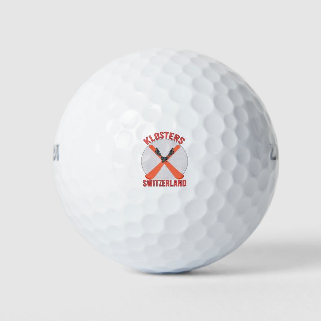 Klosters, Schweiz Golfball (Vorderseite)