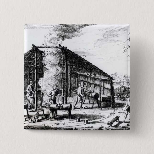 Klotz-Herstellung Button (Vorderseite)