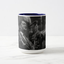 Klub Orchestra zu l´huile Zweifarbige Tasse