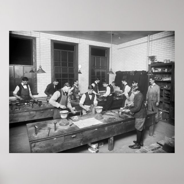 Klubschule, Anfang der 1900er Poster (Vorne)