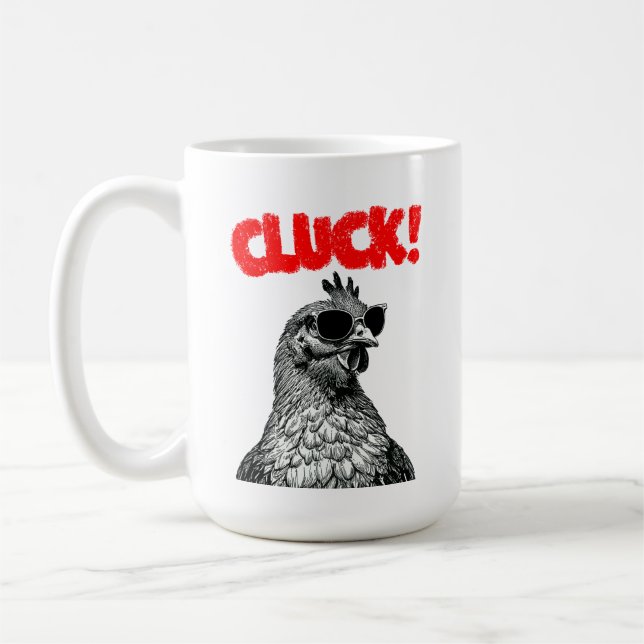 Kluck! Mug Kaffeetasse (Links)
