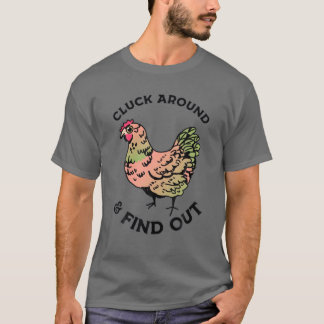 Klucken Sie sich um und erkunden Sie das Huhn T-Shirt