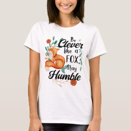 Klug wie Fox, Humbel, Wildtiere T-Shirt