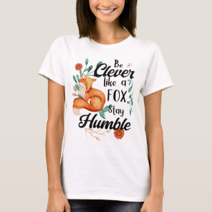 Klug wie Fox, Humbel, Wildtiere T-Shirt