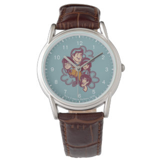 Kluge Blume Scooby-Doo und Gang Armbanduhr