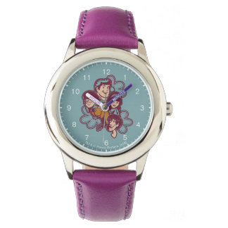 Kluge Blume Scooby-Doo und Gang Armbanduhr