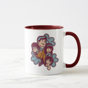 Kluge Blume Scooby-Doo und Gang Tasse