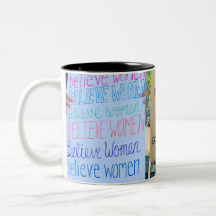 Kluge die Zeichen-Tasse der Frauen im März 2018 Zweifarbige Tasse