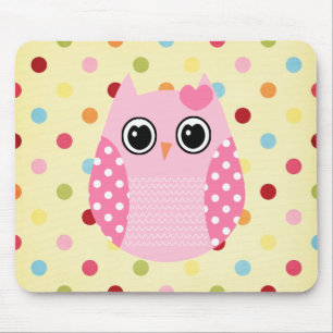 Kluge Eule Mousepad