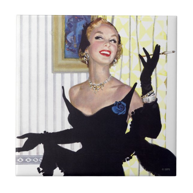 Kluge Frauen sind auch gefährlich Fliese (Vorderseite)