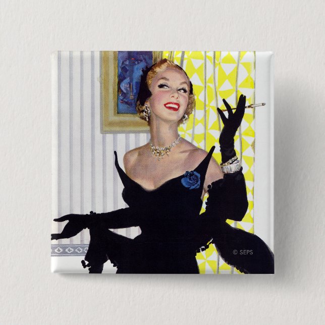 Kluge Frauen sind gefährlich zu 2 Button (Vorderseite)