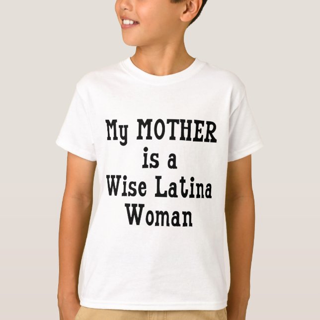 Kluge Latina-Mama T-Shirt (Vorderseite)